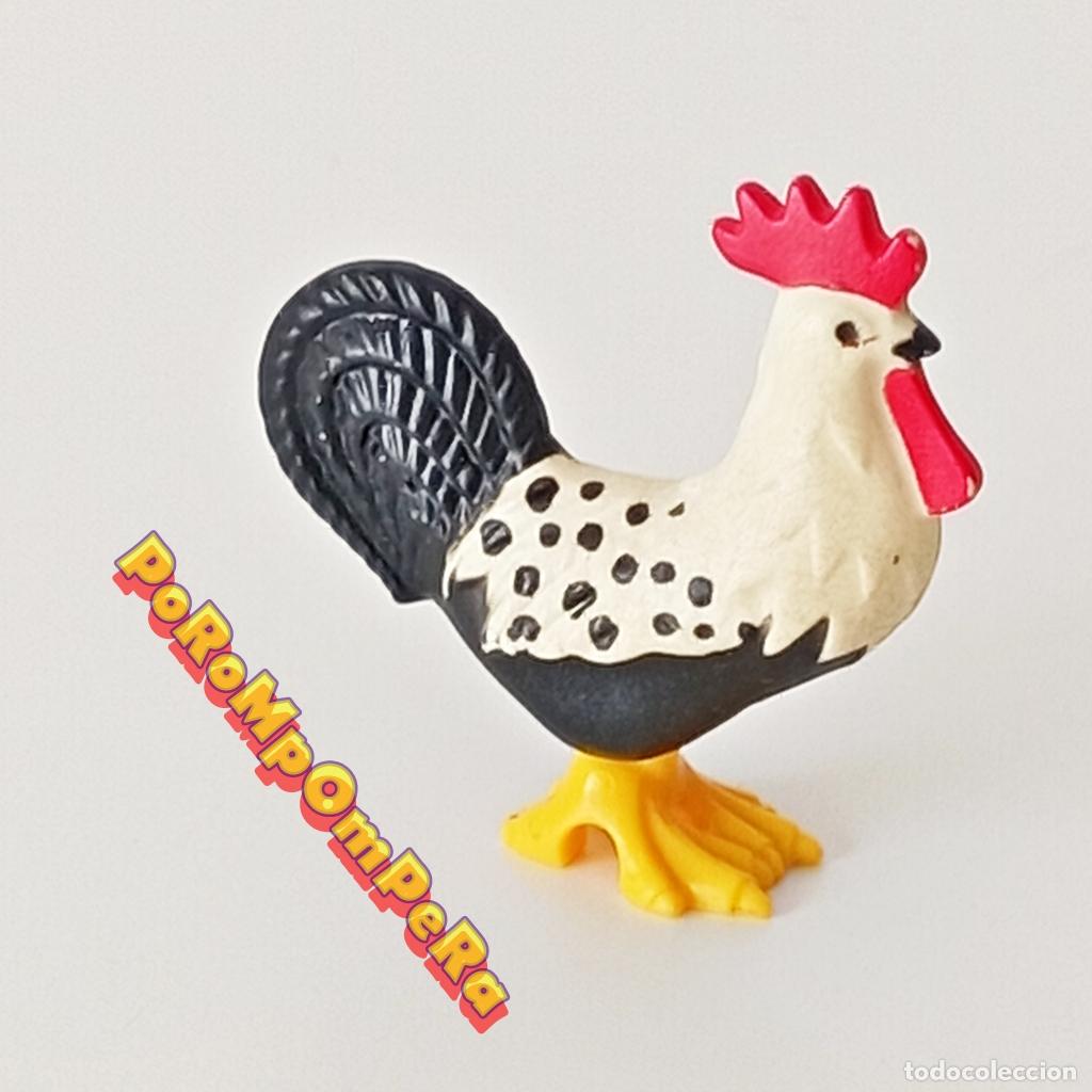Playmobil: PLAYMOBIL GALLO AVE ANIMAL GRANJA MEDIEVAL OESTE BEL&Eacute;N T8