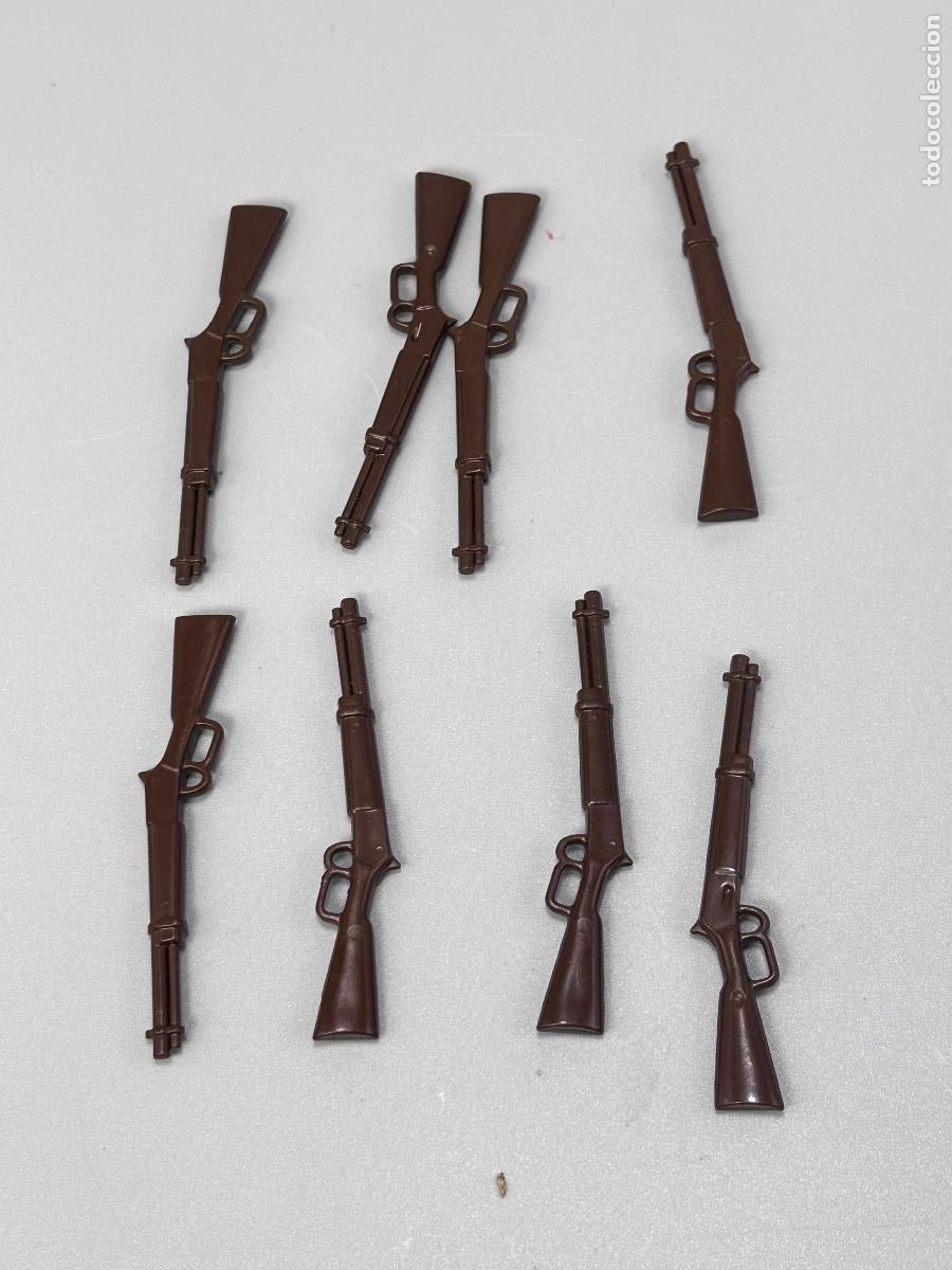 Playmobil: Playmobil lote rifle escopeta vaquero soldado oeste