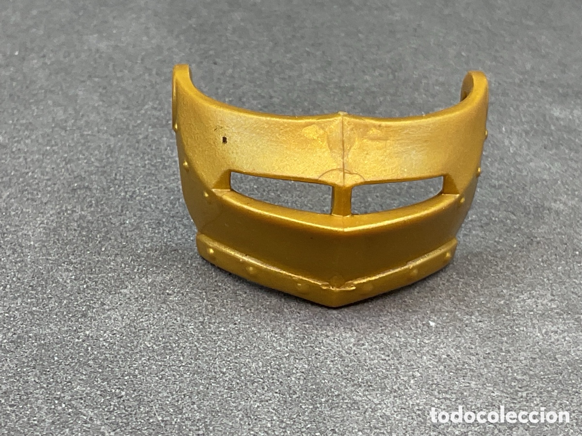 Playmobil: ACCESORIO PLAYMOBIL. VISERA DORADA PARA CASCO. REF MEDIEVOLO