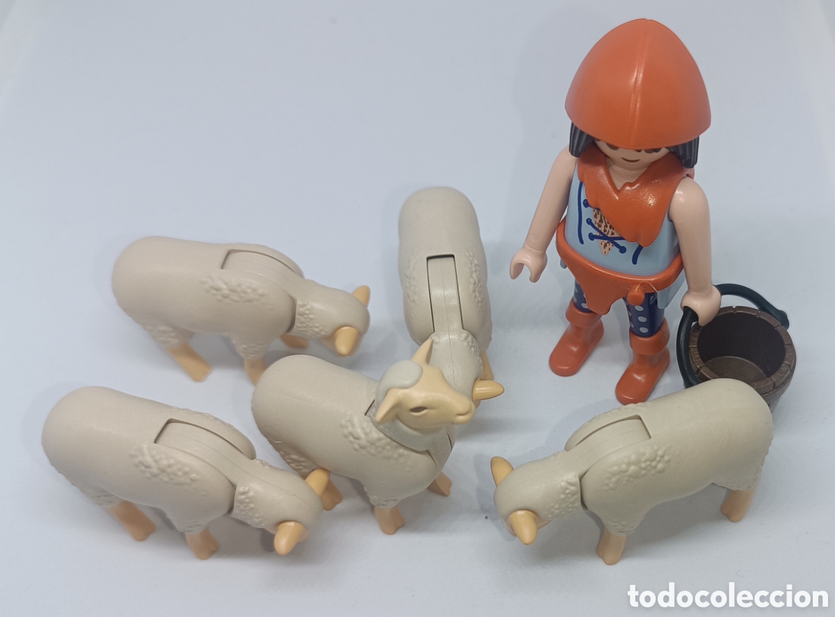 Playmobil: Playmobil Lote Ovejas con Pastor Bel&eacute;n