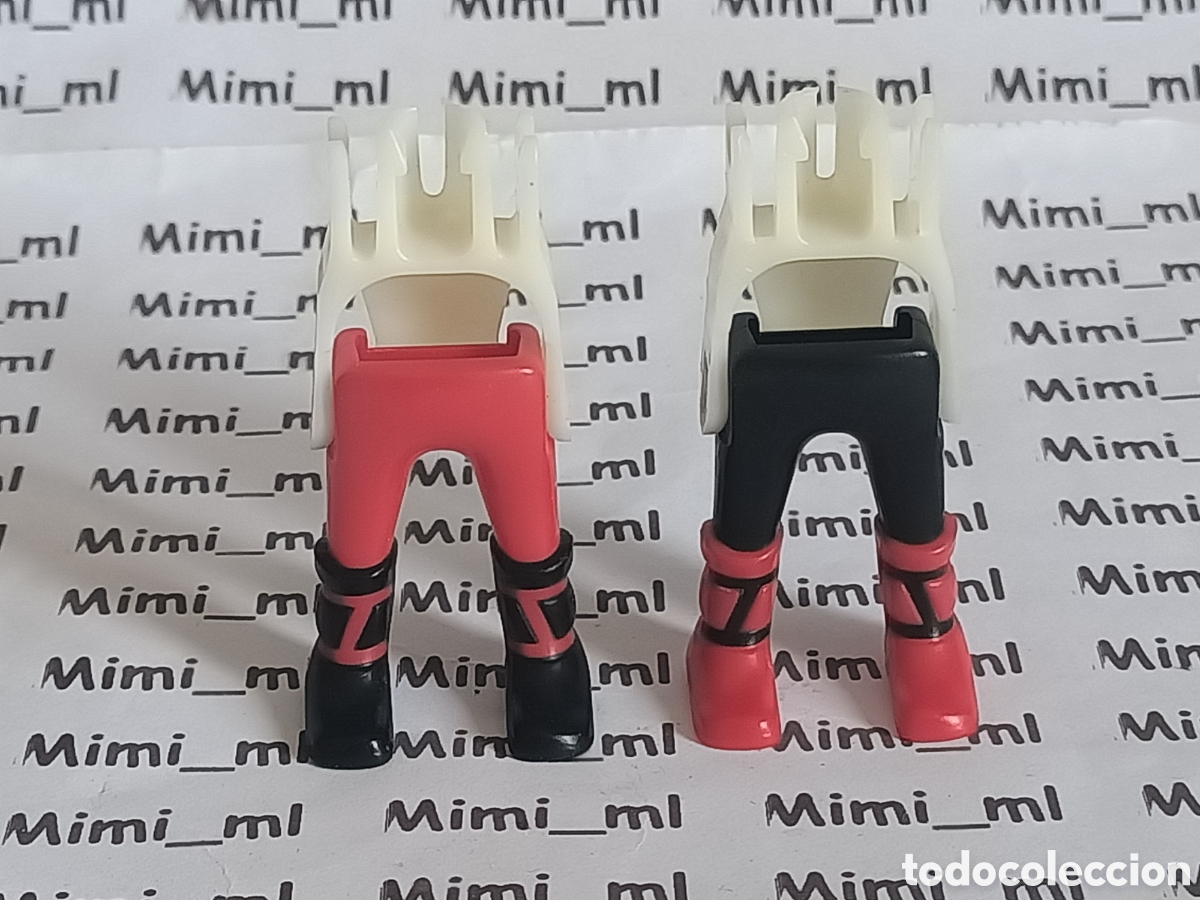 Playmobil: Playmobil 2 pares piernas con esqueleto hombre medieval vikingo