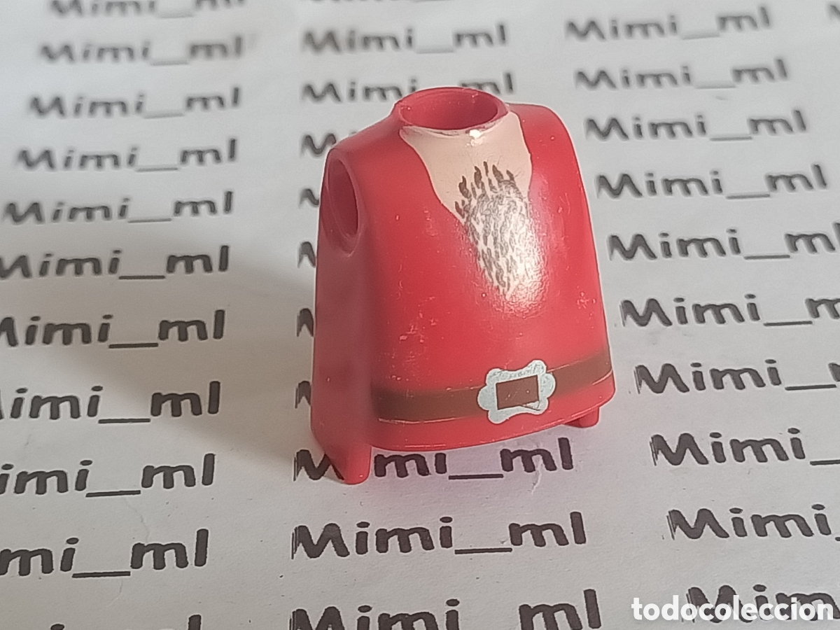 Playmobil: Playmobil torso rojo con barriga hombre barco pirata medieval
