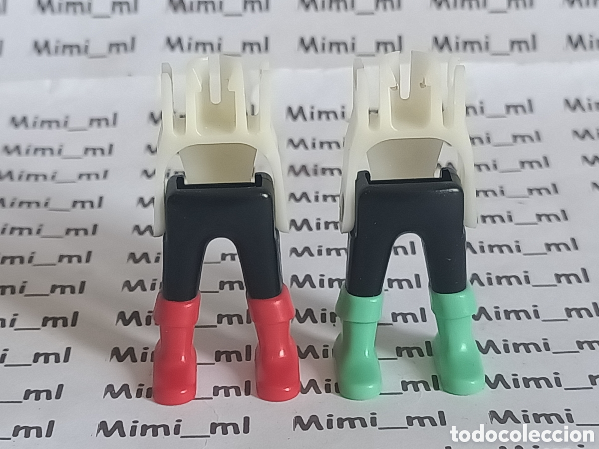 Playmobil: Playmobil 2 pares piernas con esqueleto hombre caballero medieval botas
