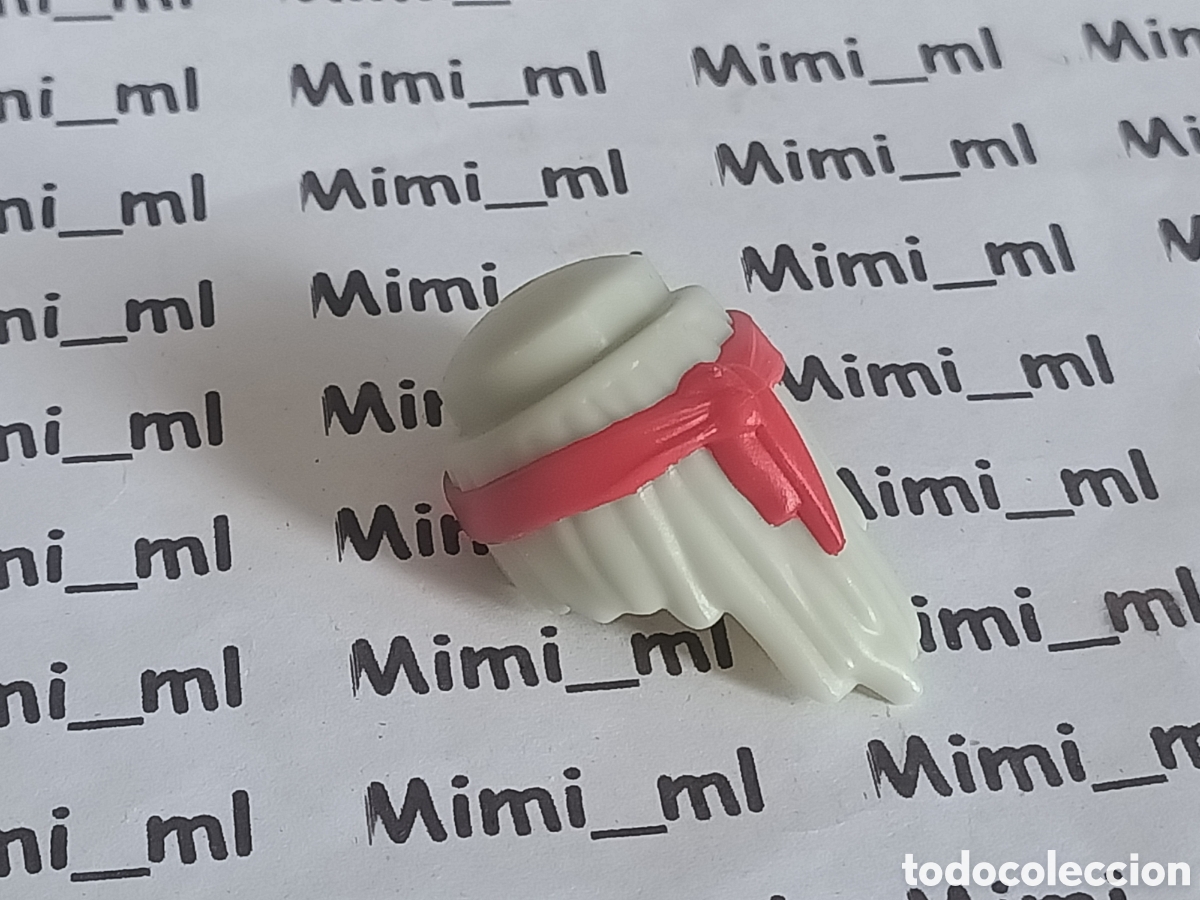Playmobil: Playmobil pelo gris con pa&ntilde;uelo rojo cabeza hombre recambios figuras