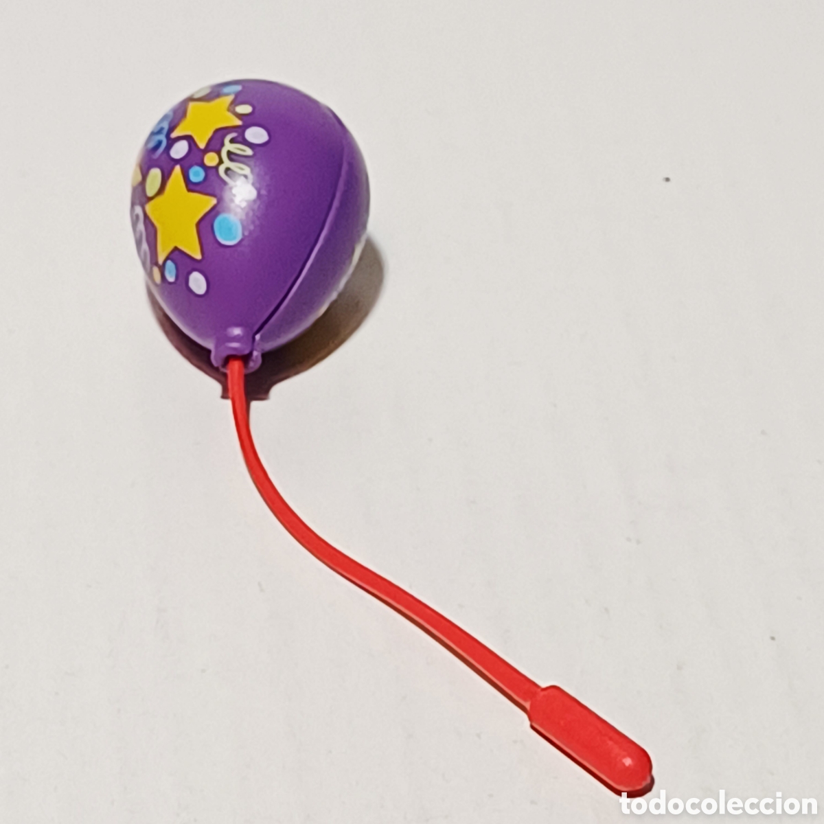 Playmobil: Pieza playmobil globo de cumplea&ntilde;os purpura con mango rojo cumplea&ntilde;os fiesta payaso