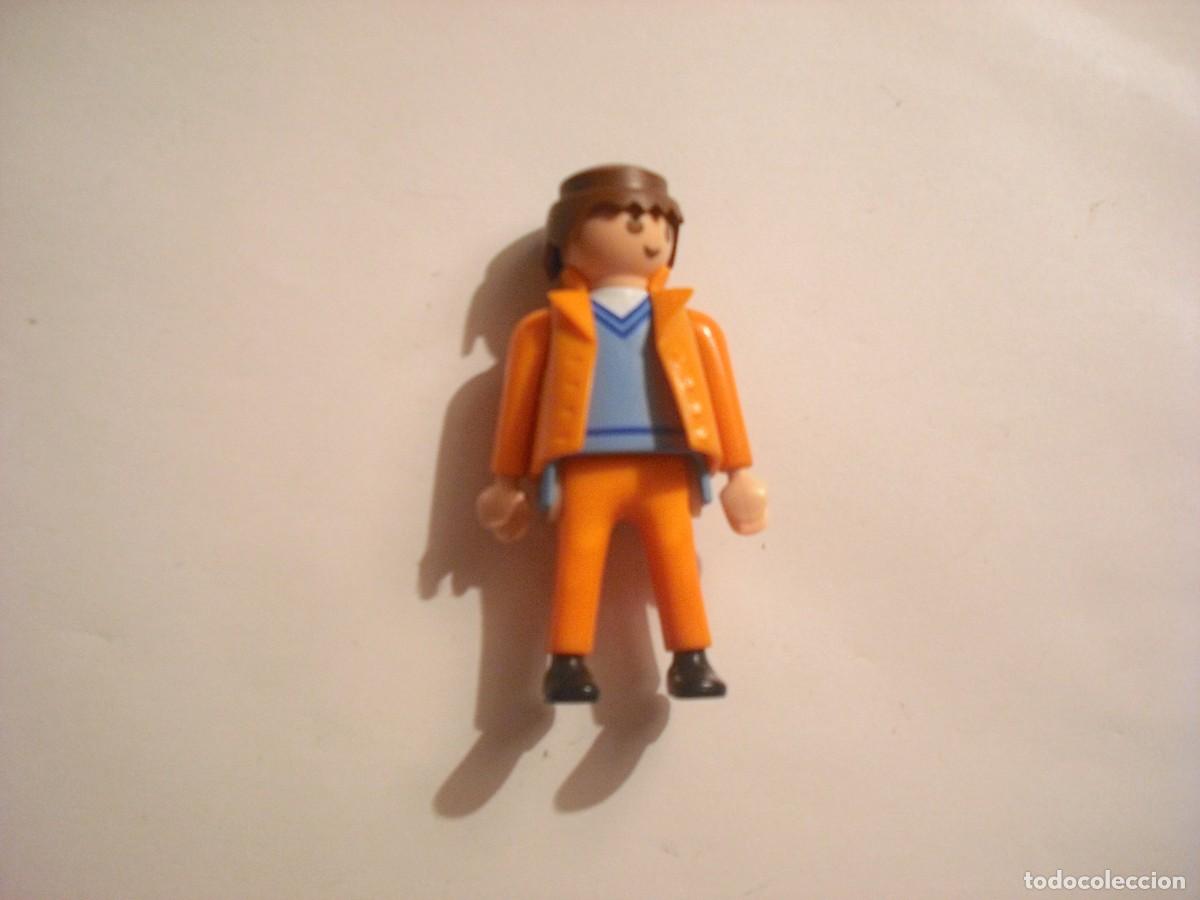 Playmobil: PLAYMOBIL , FIGURA MECANICO DE PISTA / BARRENDERO