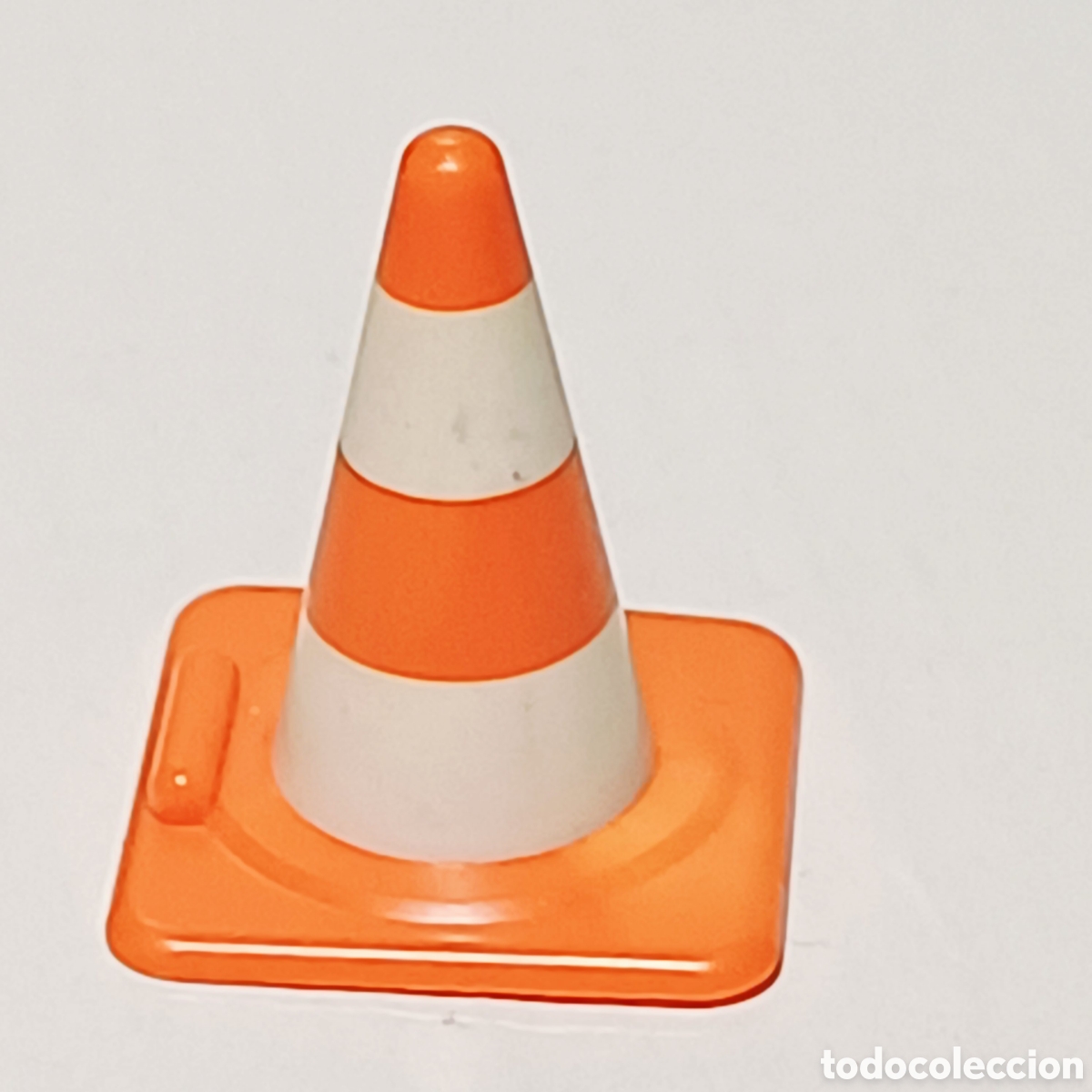 Playmobil: Pieza playmobil cono naranja se&ntilde;alizacion carretera balizas primera epoca sin agujeros