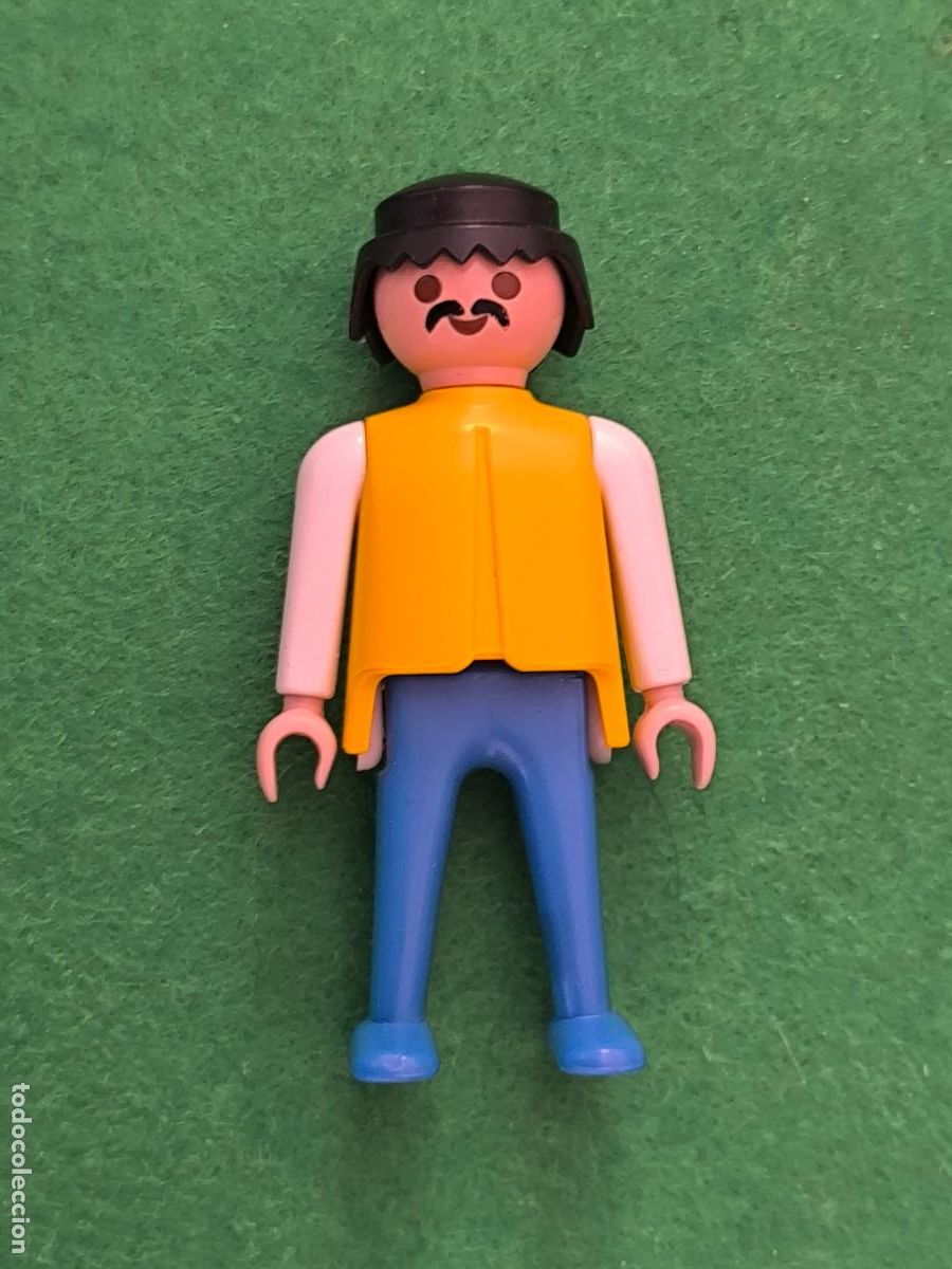 Playmobil: Playmobil figura vaquero diligencia minero oeste bigote piratas primera &eacute;poca vintage vikingos