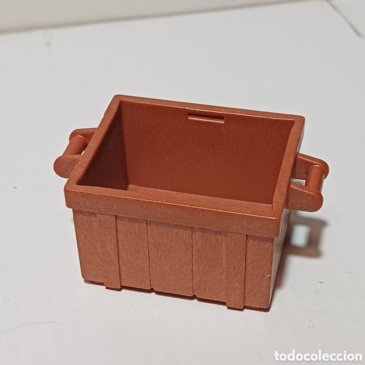 Playmobil: Pieza playmobil caja madera marron oeste western ferrocarril REF 3855 3997 4017 7255 7615 sin tapa