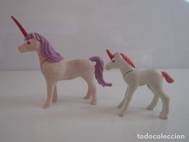 Playmobil: DIFICIL GRAN BLANCO Y LILA CON CRIA UNICORNIO MAGICO PRINCESAS ANTIGUO RAR PLAYMOBIL