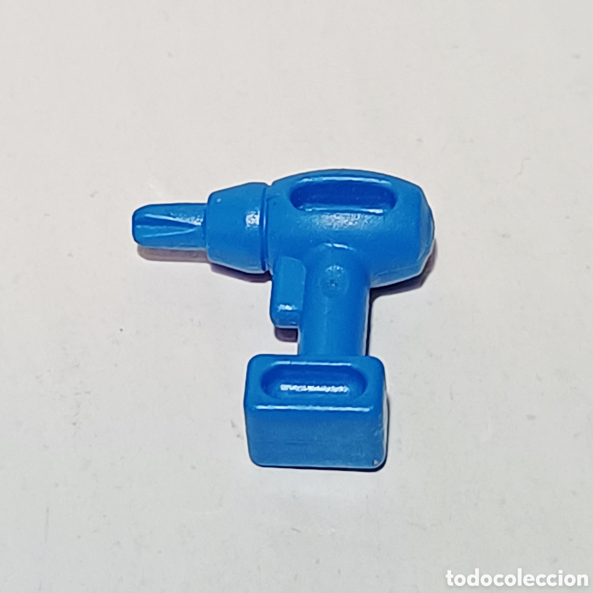 Playmobil: Pieza playmobil herramienta taladro azul atornillador el&eacute;ctrico taller