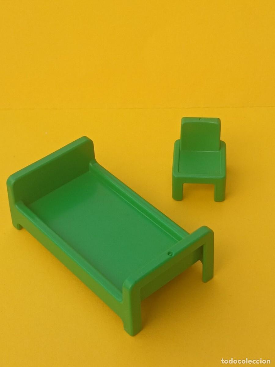 Playmobil: Playmobil cama y silla ni&ntilde;os