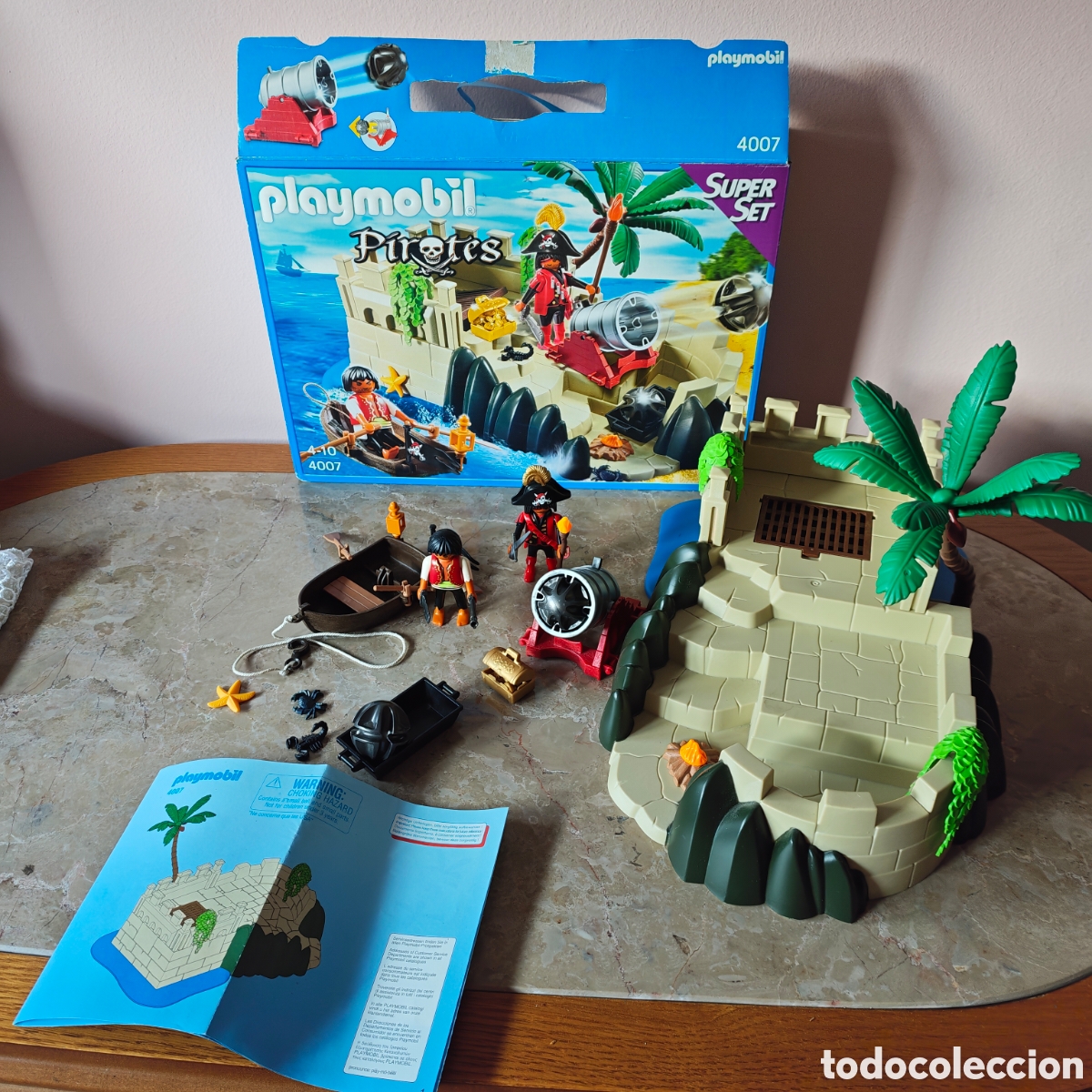 Playmobil: PLAYMOBIL FORTALEZA 4007 CON TRAMPILLA, EN CAJA, REFERENCIA COMPLETA