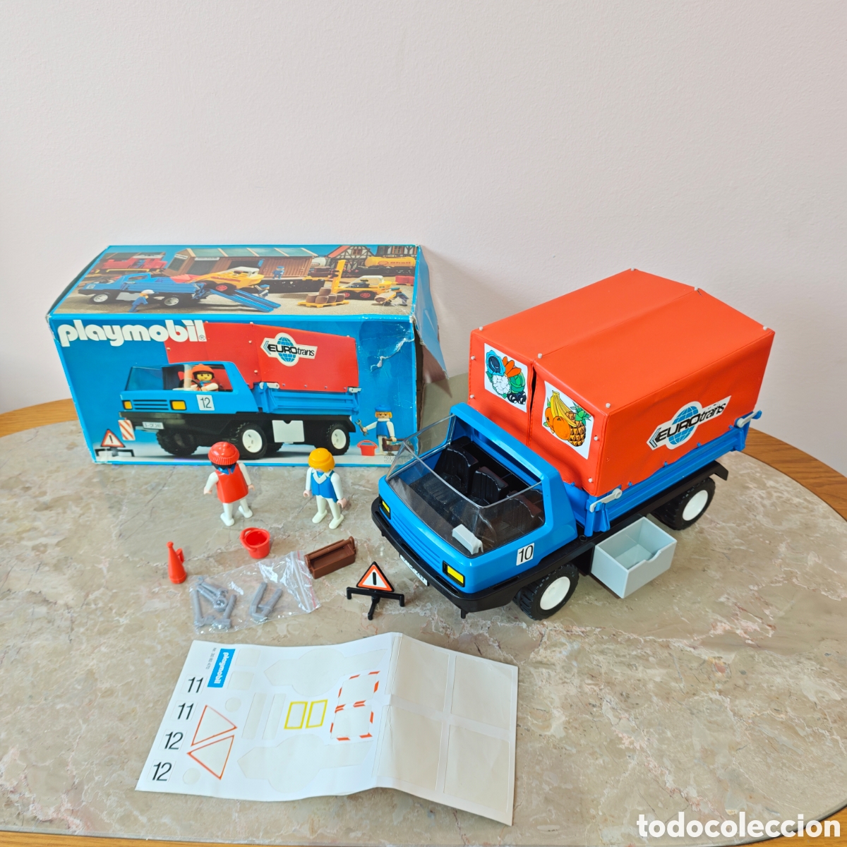 Playmobil: Playmobil 3476 cami&oacute;n de reparto transporte mudanza, en caja