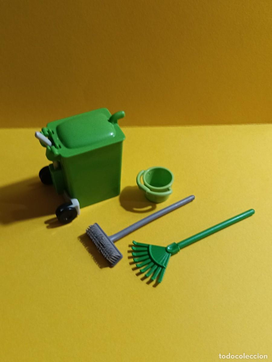 Playmobil: Playmobil contenedor de basura
