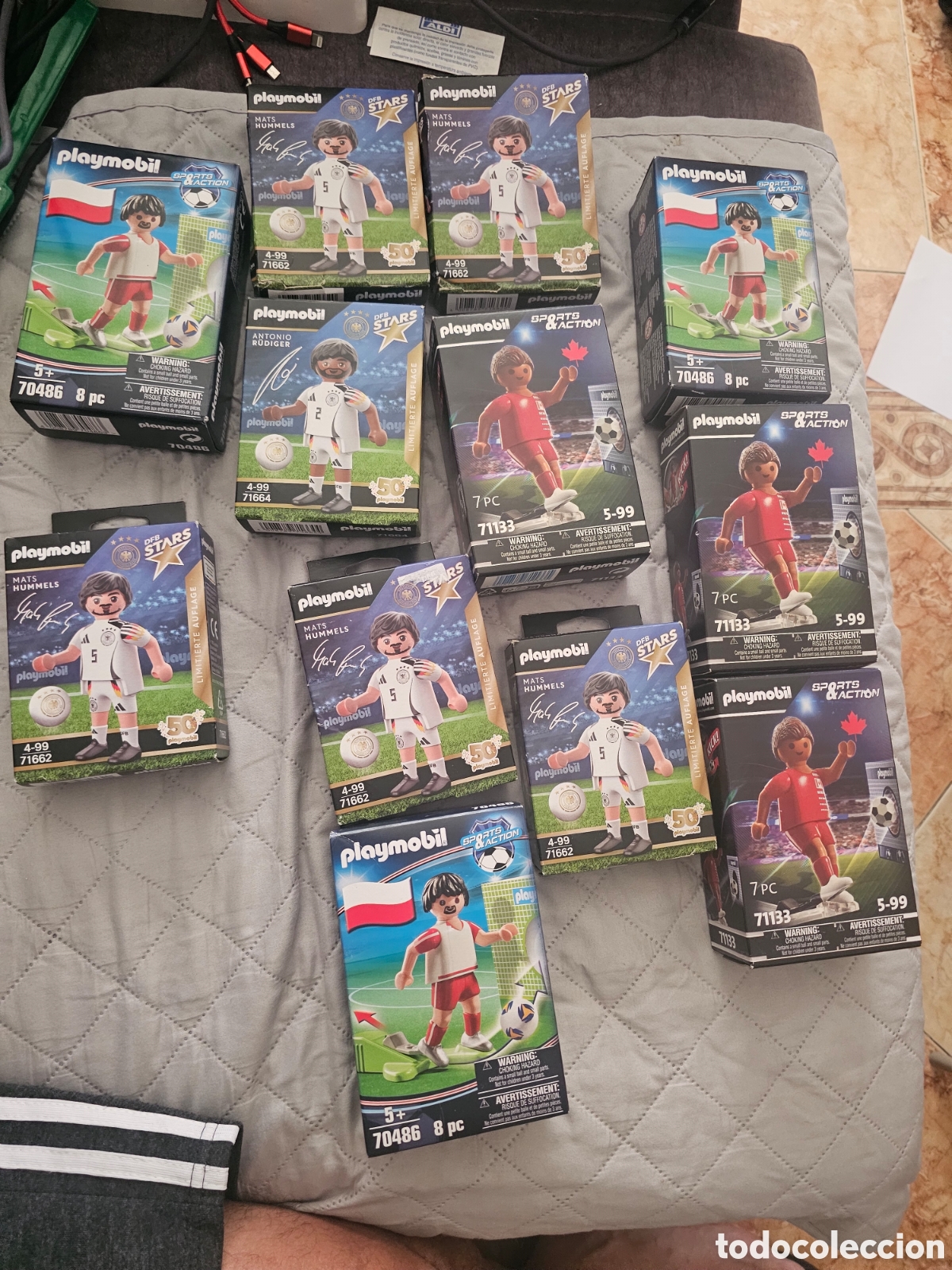 Playmobil: Lote playmobil futbolista