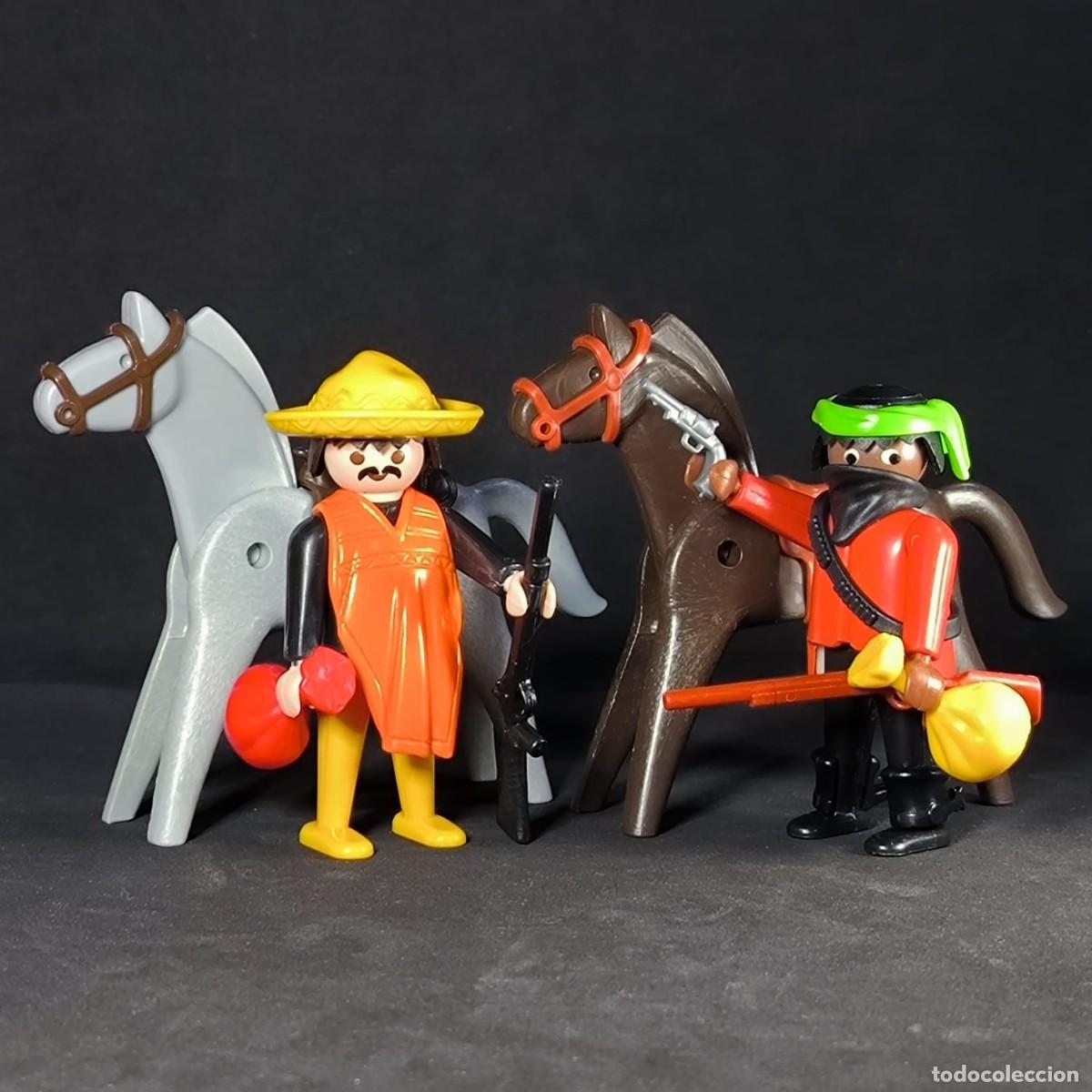 Playmobil: Playmobil dos bandidos de oeste con caballos ☼