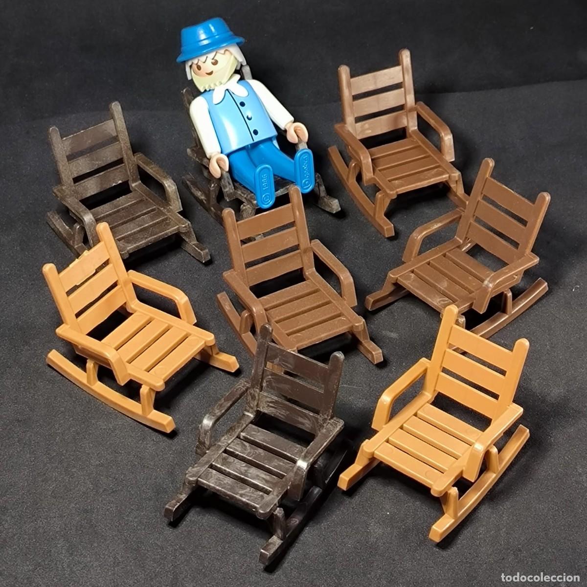 Playmobil: Playmobil sillas hamacas con abuelo ☼