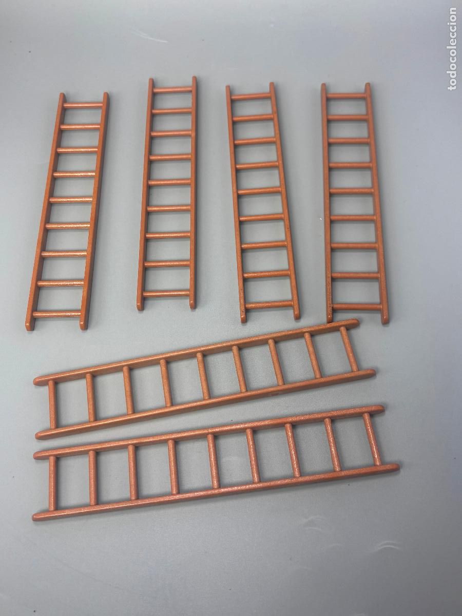Playmobil: Playmobil lote escalera marr&oacute;n