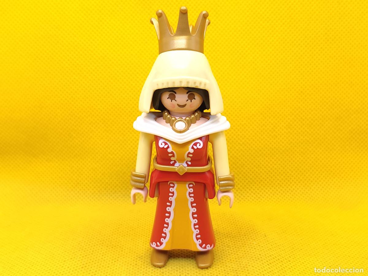 Playmobil: Playmobil Reina medieval con cintur&oacute;n dorado, dama de torneo