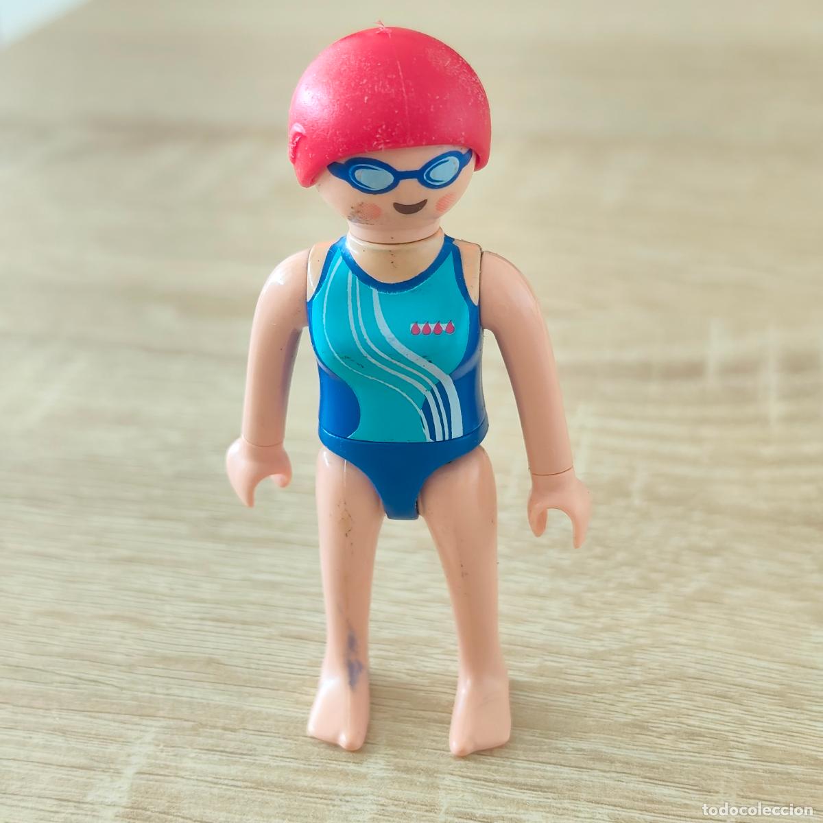 Playmobil: Mujer Playmobil playa nadadora ba&ntilde;ador