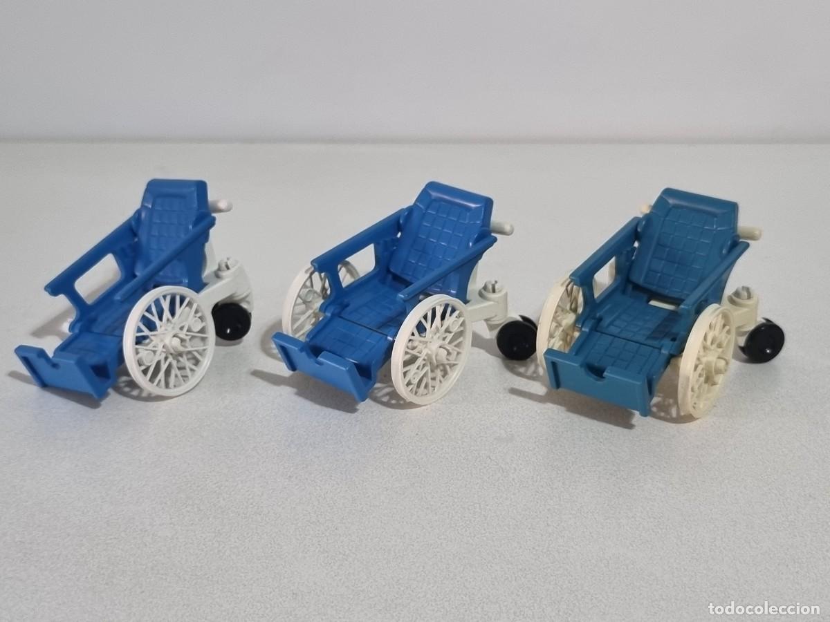 Playmobil: Playmobil 3456 Lote Silla Ruedas Ambulancia Hospital Enfermero Herido Accidente