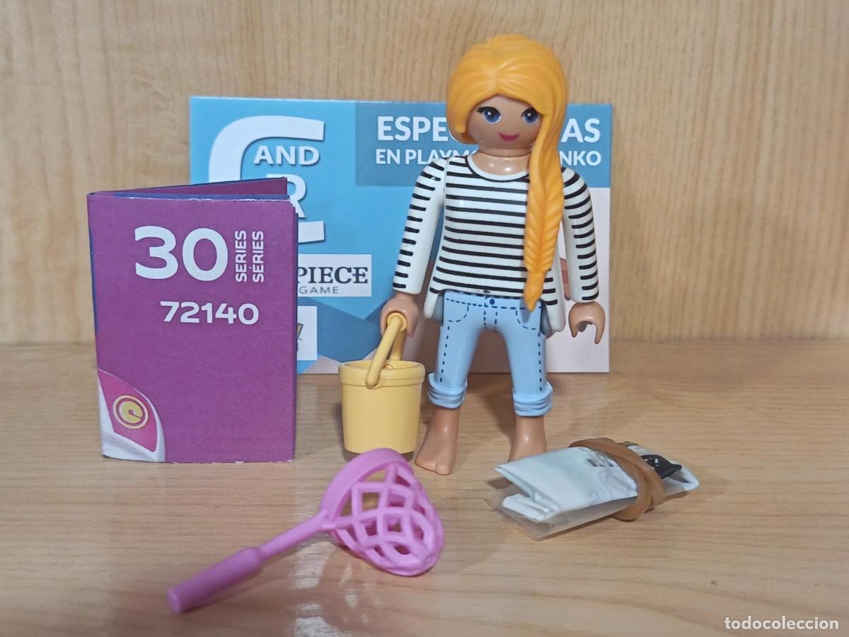 Playmobil: PLAYMOBIL CHICAS SOBRES SORPRESA SERIE 30 - MUJER RECOGIENDO CONCHAS EN LA PLAYA