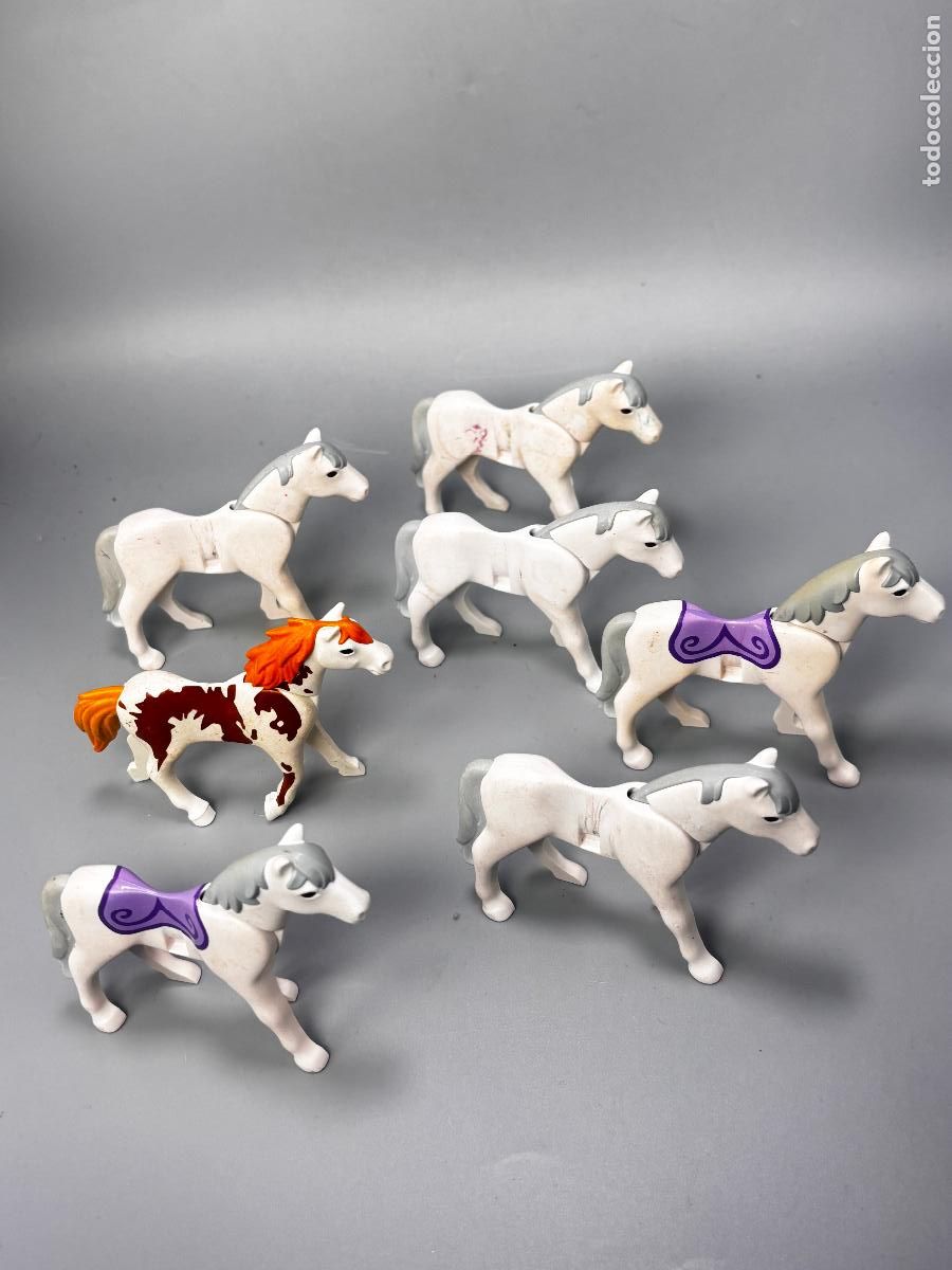 Playmobil: Playmobil lote caballo blanco modernos