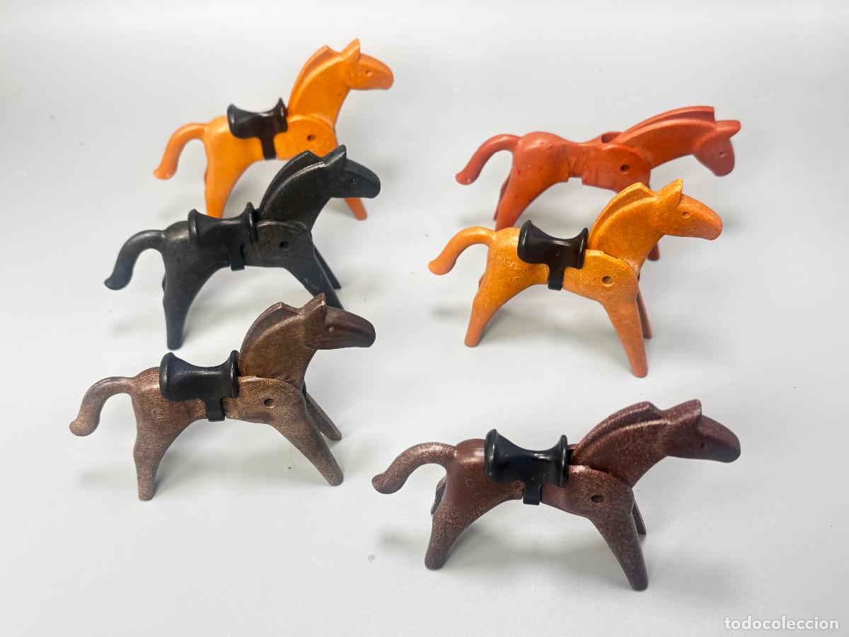 Playmobil: Playmobil lote caballo con silla montar oeste