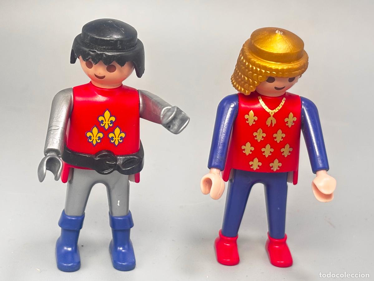 Playmobil: Playmobil 3652 3659 figura soldado y rey medieval