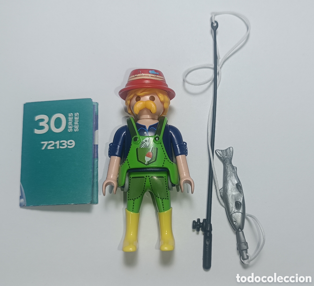 Playmobil: Playmobil Pescador Serie 30 Ref 72139