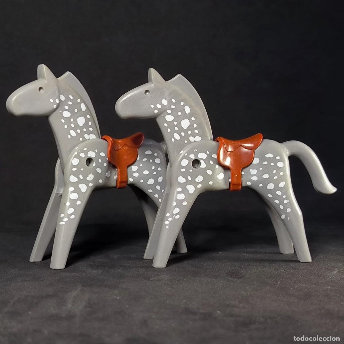 Playmobil: Playmobil dos caballos grises ☼