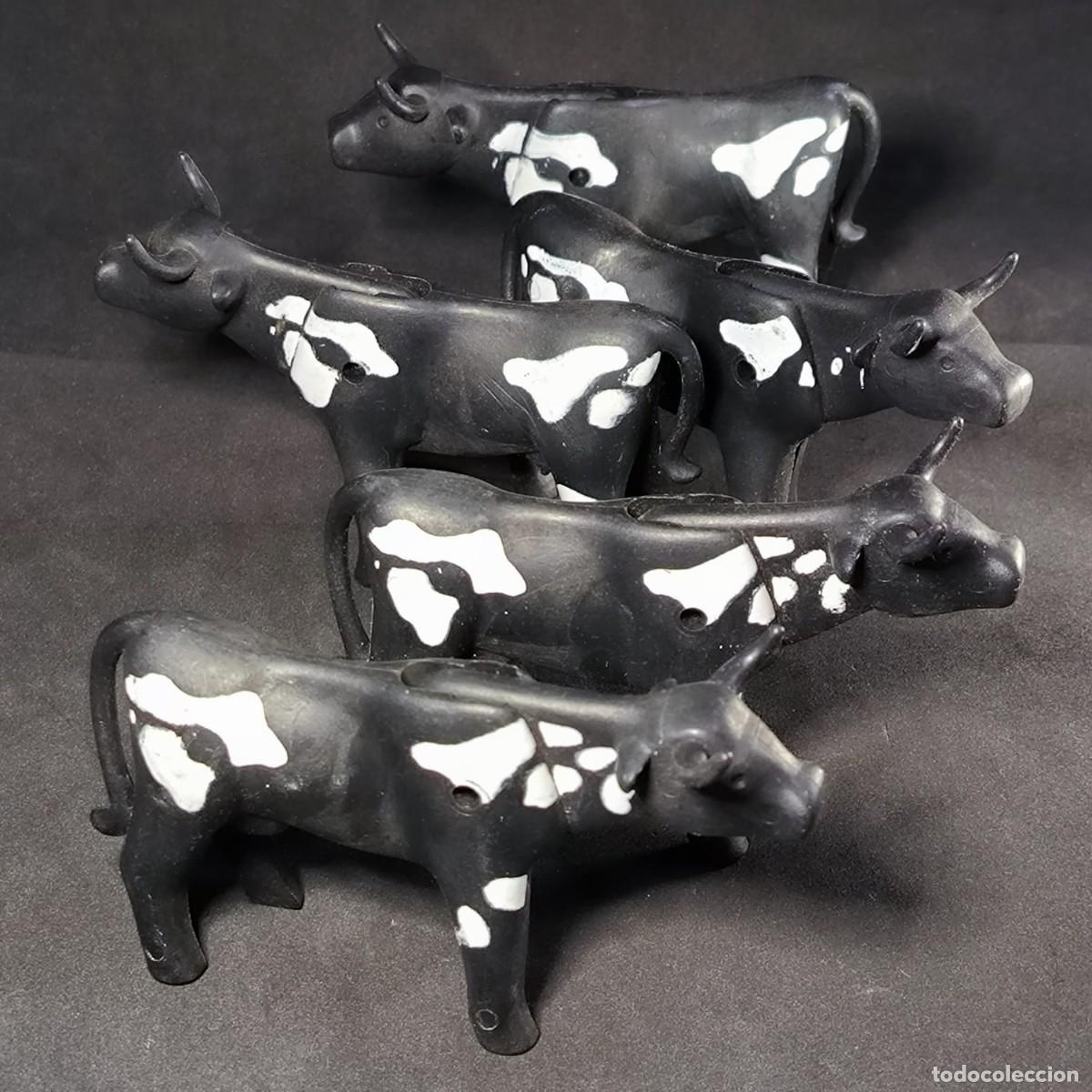 Playmobil: Playmobil vacas negras con manchas ☼