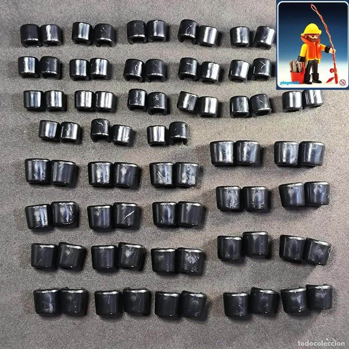 Playmobil: Playmobil pu&ntilde;os y tobilleras negras ☼