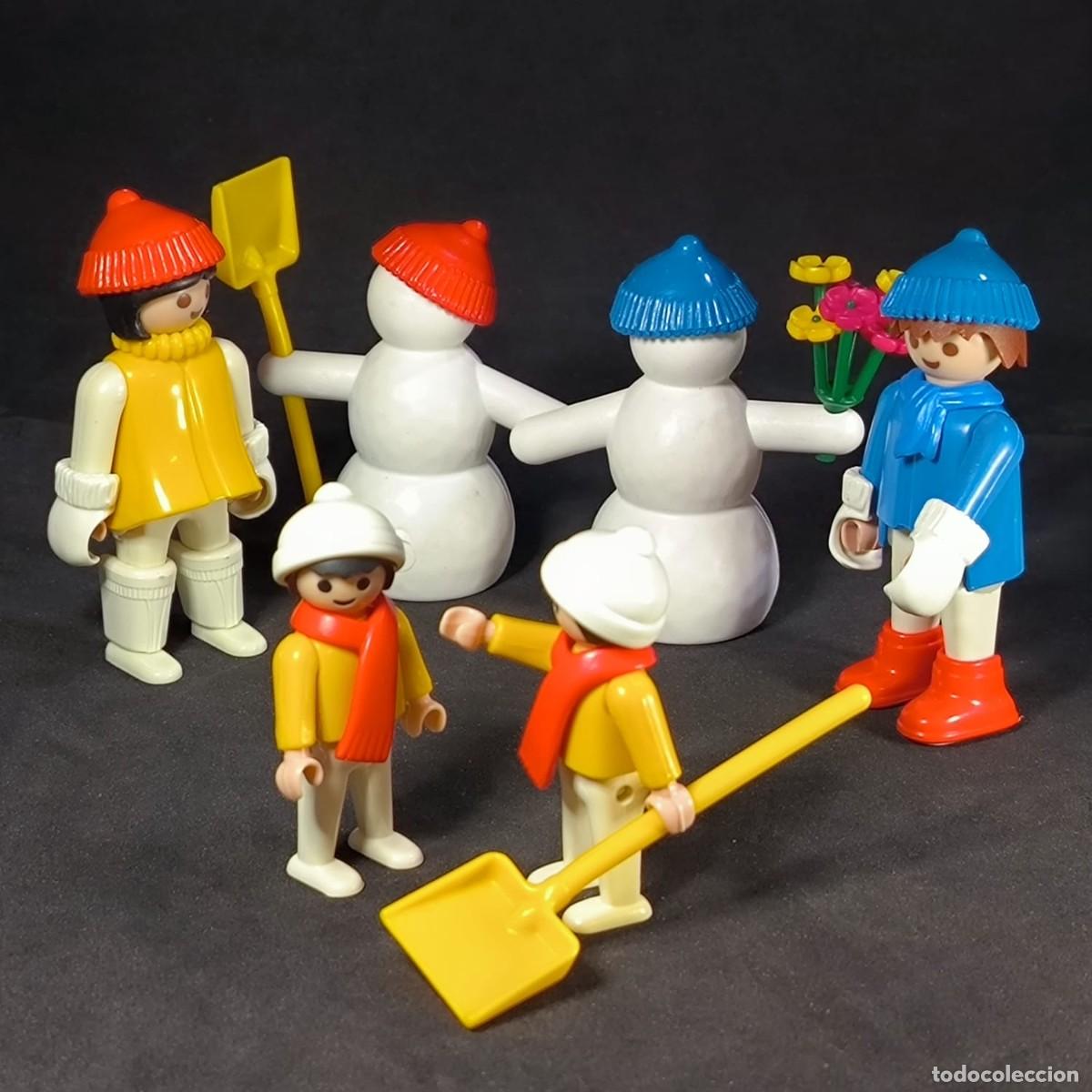 Playmobil: Playmobil mu&ntilde;ecos de nieve con figuras ☼