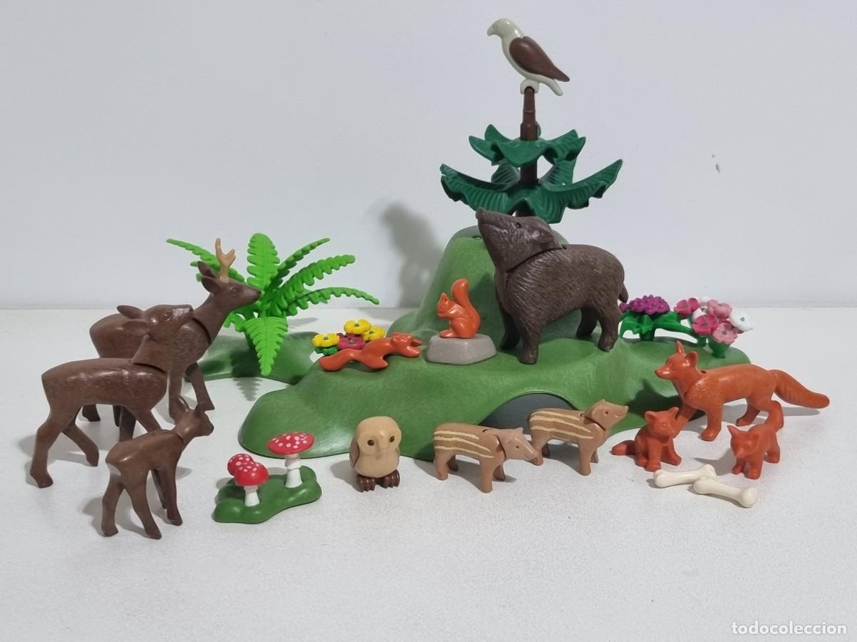 Playmobil: Playmobil 3006 Bosque Animales Fauna Vegetacion Salvaje Ciervo Jabali
