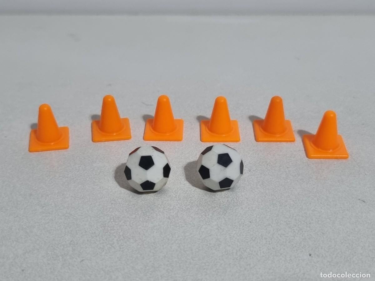 Playmobil: Playmobil Lote Cono Balon Futbol Entrenamiento Futbolista Tecnificacion