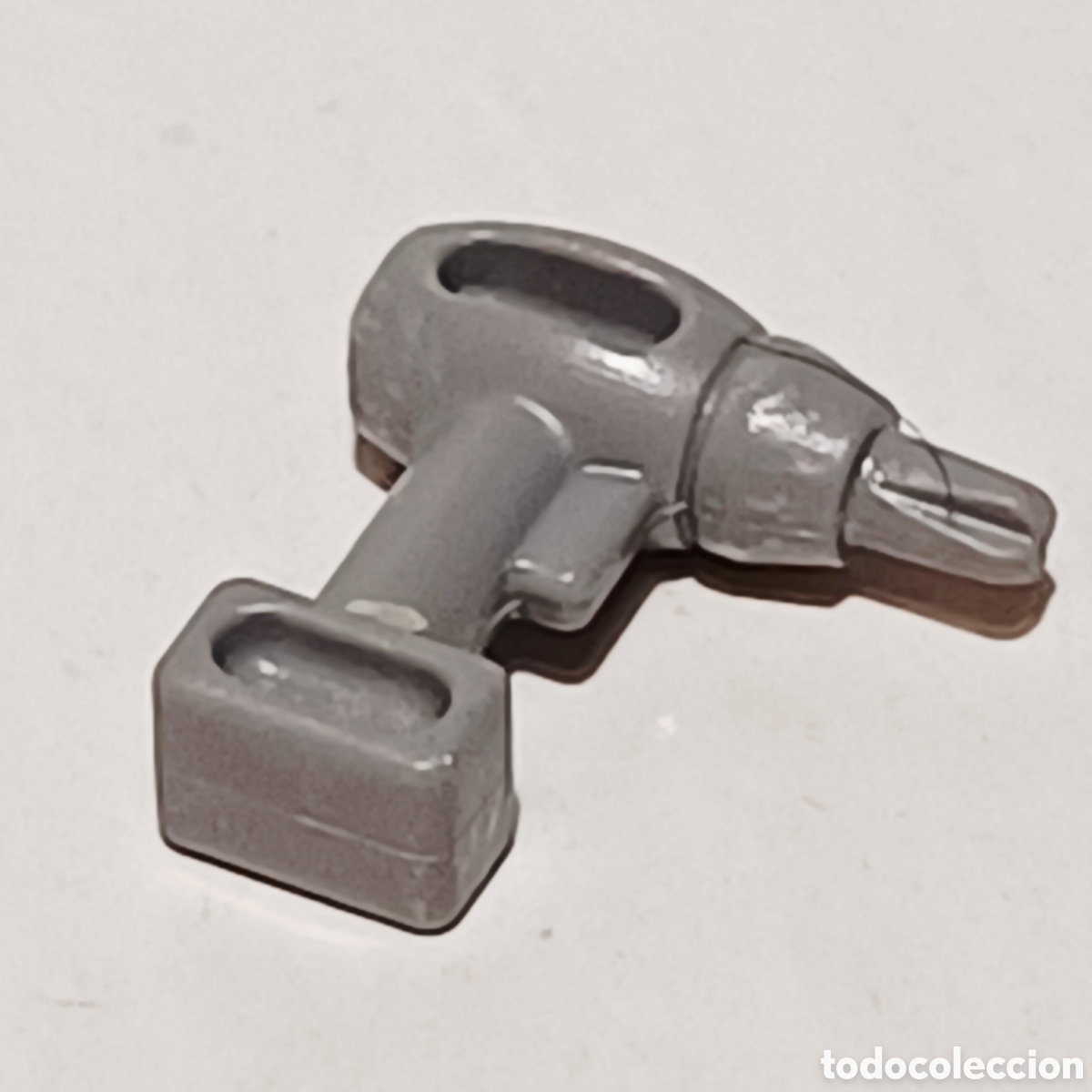 Playmobil: Pieza playmobil herramienta taladro gris atornillador el&eacute;ctrico taller
