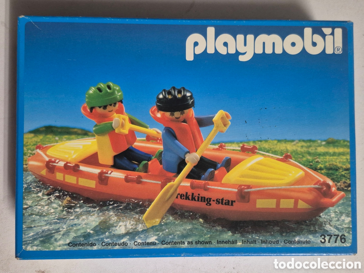 Playmobil: PLAYMOBIL 3776- CAJA PIRAGUA CANOA RAFTING, NUEVO PRECINTADO COMPLETO