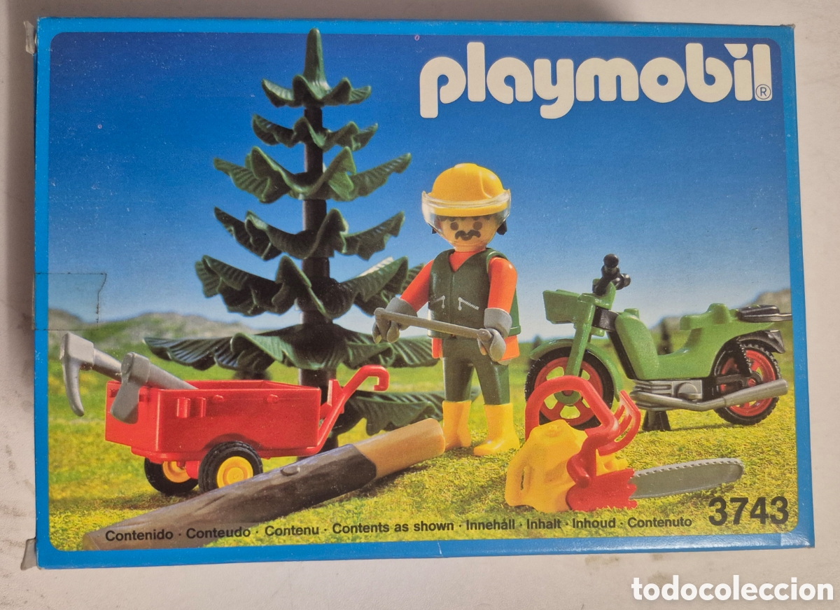 Playmobil: PLAYMOBIL 3743- LE&Ntilde;ADOR CON MOTOCARRO, NUEVO PRECINTADO COMPLETO