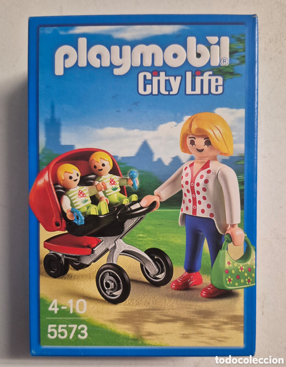 Playmobil: PLAYMOBIL CITY LIFE 5573-MAM&Aacute; CON BEB&Eacute;S GEMELOS, NUEVO PRECINTADO COMPLETO
