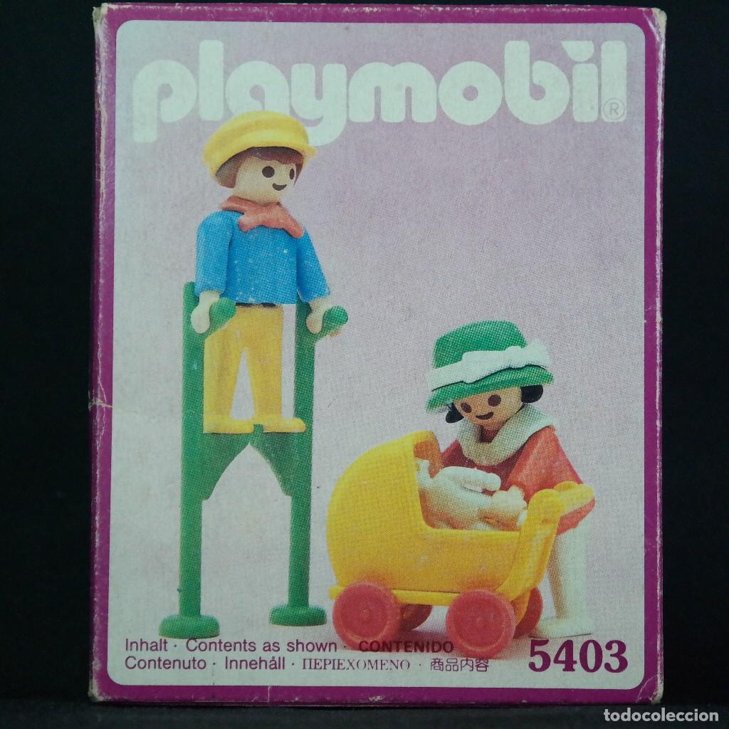 Playmobil: Playmobil ni&ntilde;os victorianos con zancos ref.5403 con caja cerrada k☼