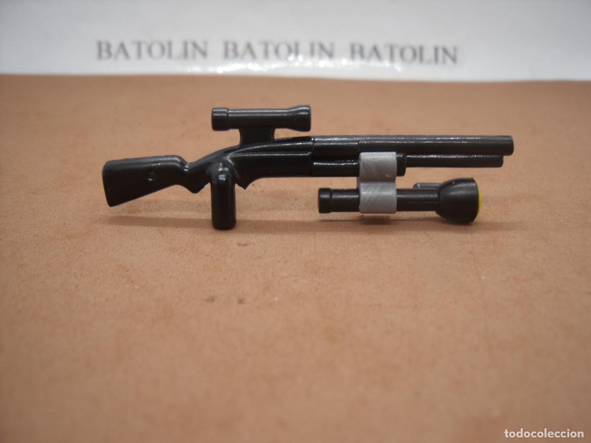 Playmobil: PLAYMOBIL RIFLE CON MIRA TELESC&Oacute;PICA Y LINTERNA ARMAS