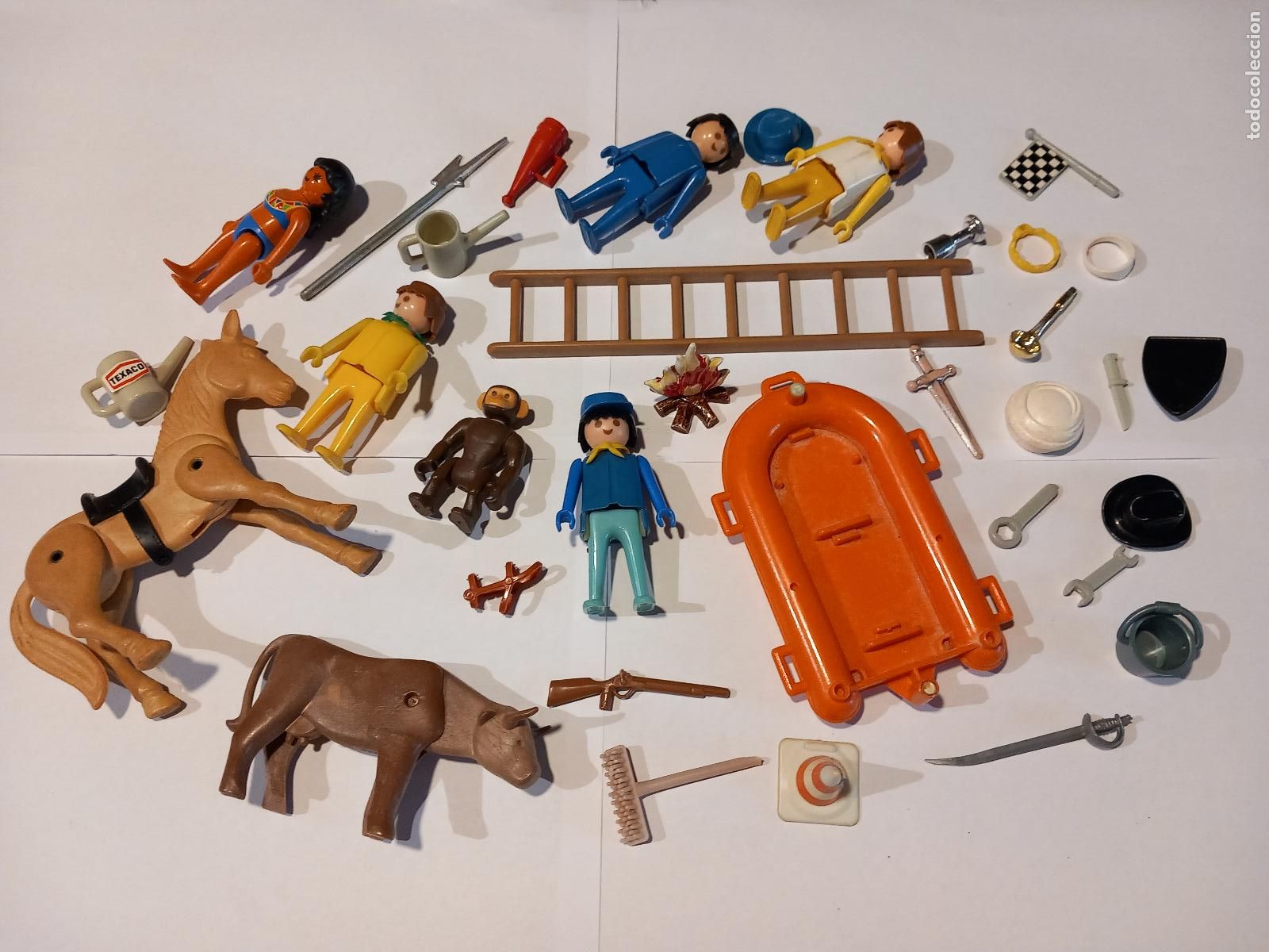 Playmobil: PLAYMOBIL / FAMOBIL LOTE DE PIEZAS VARIAS ORIGINALES A&Ntilde;OS 70 / COMPRA MIN&Iacute;MA 5 &euro;