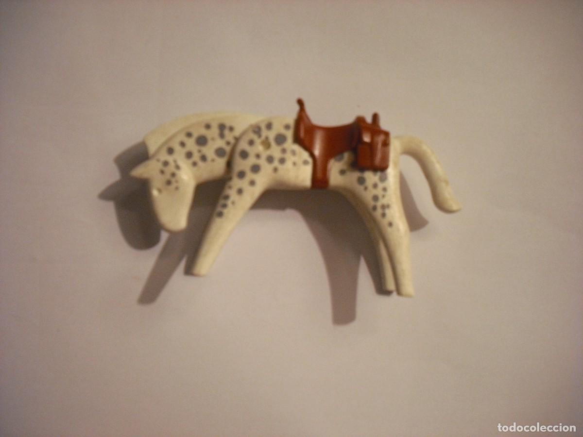 Playmobil: PLAYMOBIL, CABALLO MOTEADO CON SILLA MARRON