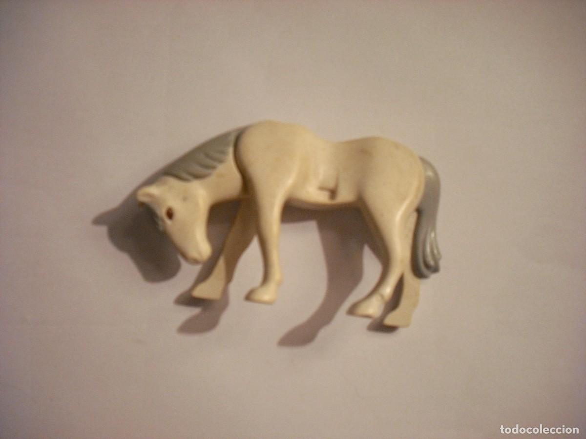 Playmobil: PLAYMOBIL , CABALLO BLANCO CON CRIN Y COLA GRIS
