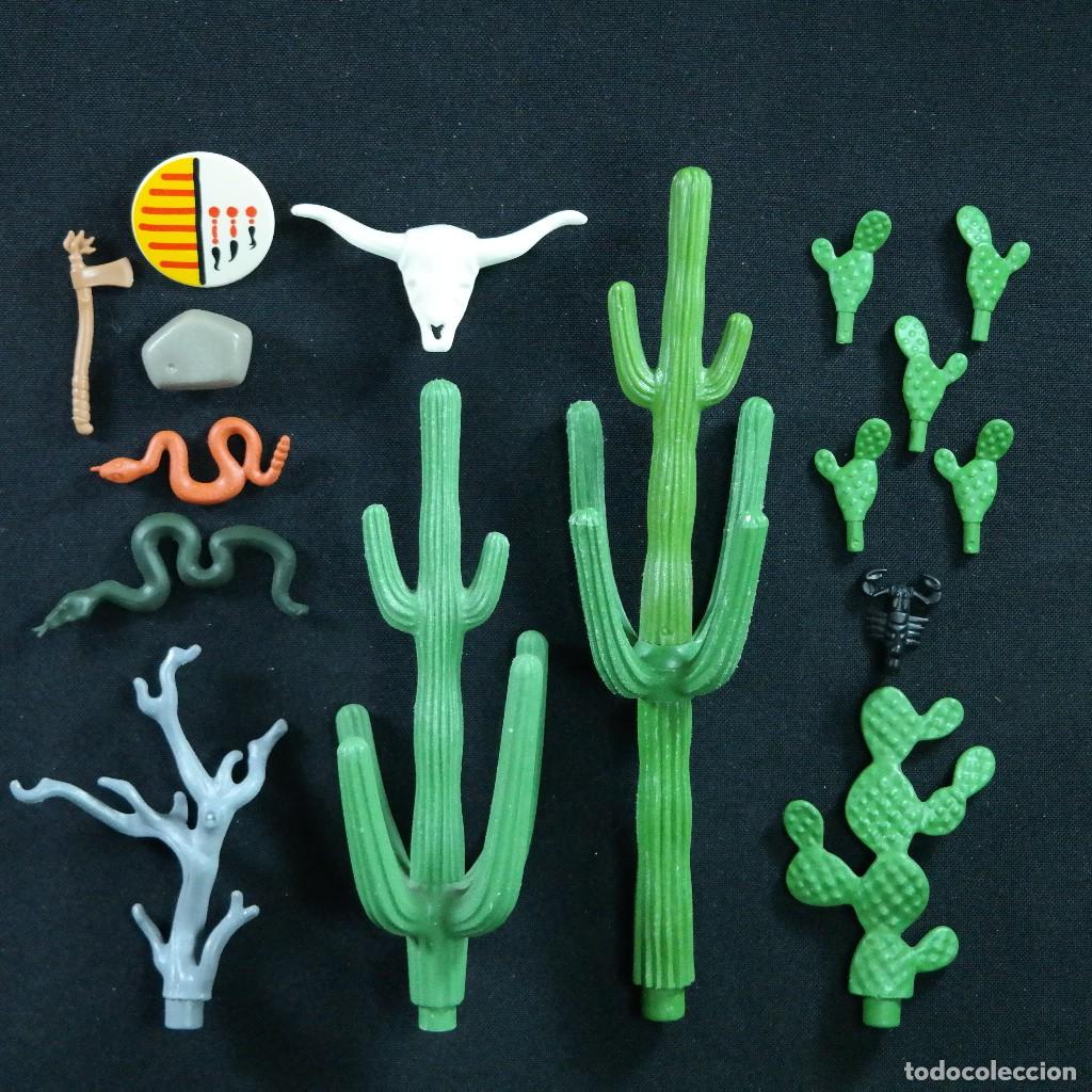 Playmobil: Playmobil cactuses y accesorios indios ☼