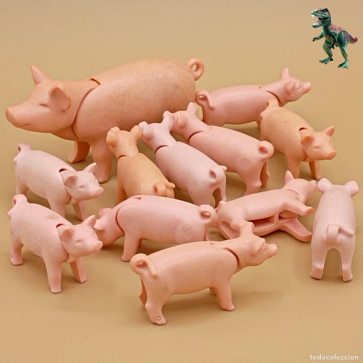 Playmobil: Playmobil familia de cerdos piara cochino granja pocilga cerditos 3047 3072 3556 3566 3716 4060 5005