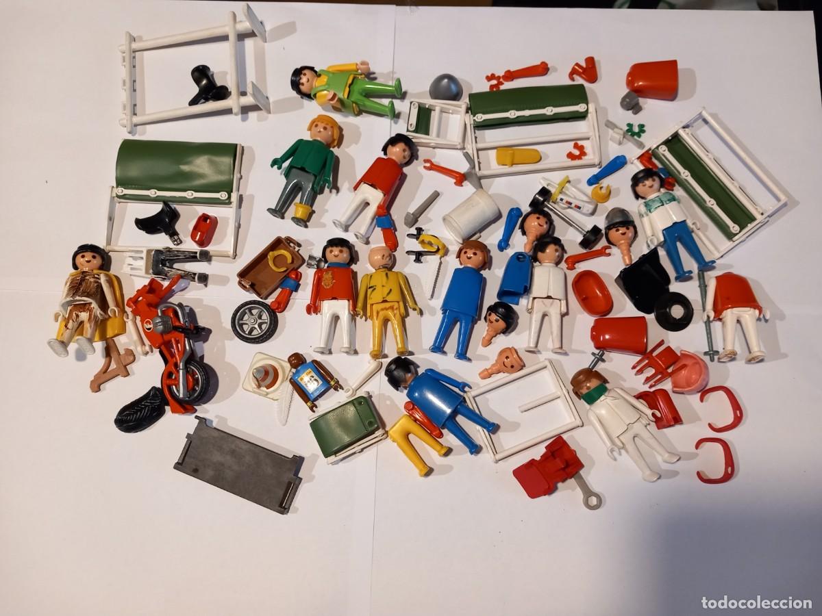 Playmobil: PLAYMOBIL / FAMOBIL LOTE DE PIEZAS ORIGINALES CON ALG&Uacute;N DEFECTO A&Ntilde;OS 70 / COMPRA MIN&Iacute;MA 5 &euro;