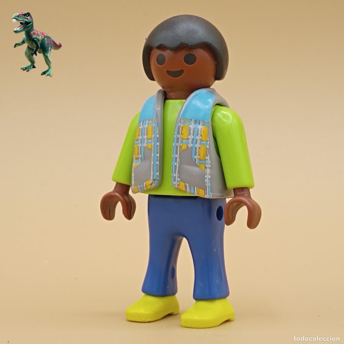 Playmobil: Playmobil figura ni&ntilde;o chico medieval victoriano western granja city life circo pirata vintage B3